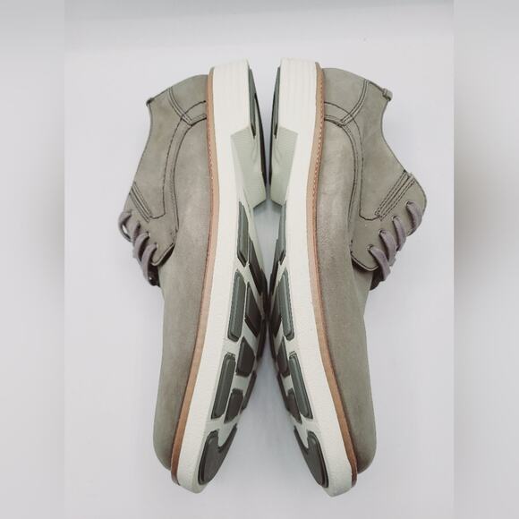 G.H. Bass & Co. Gray Suede Leather Lace Up Oxford Derby Size 9.5M - Picture 9 of 11